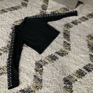 H&M divided pearl sweater